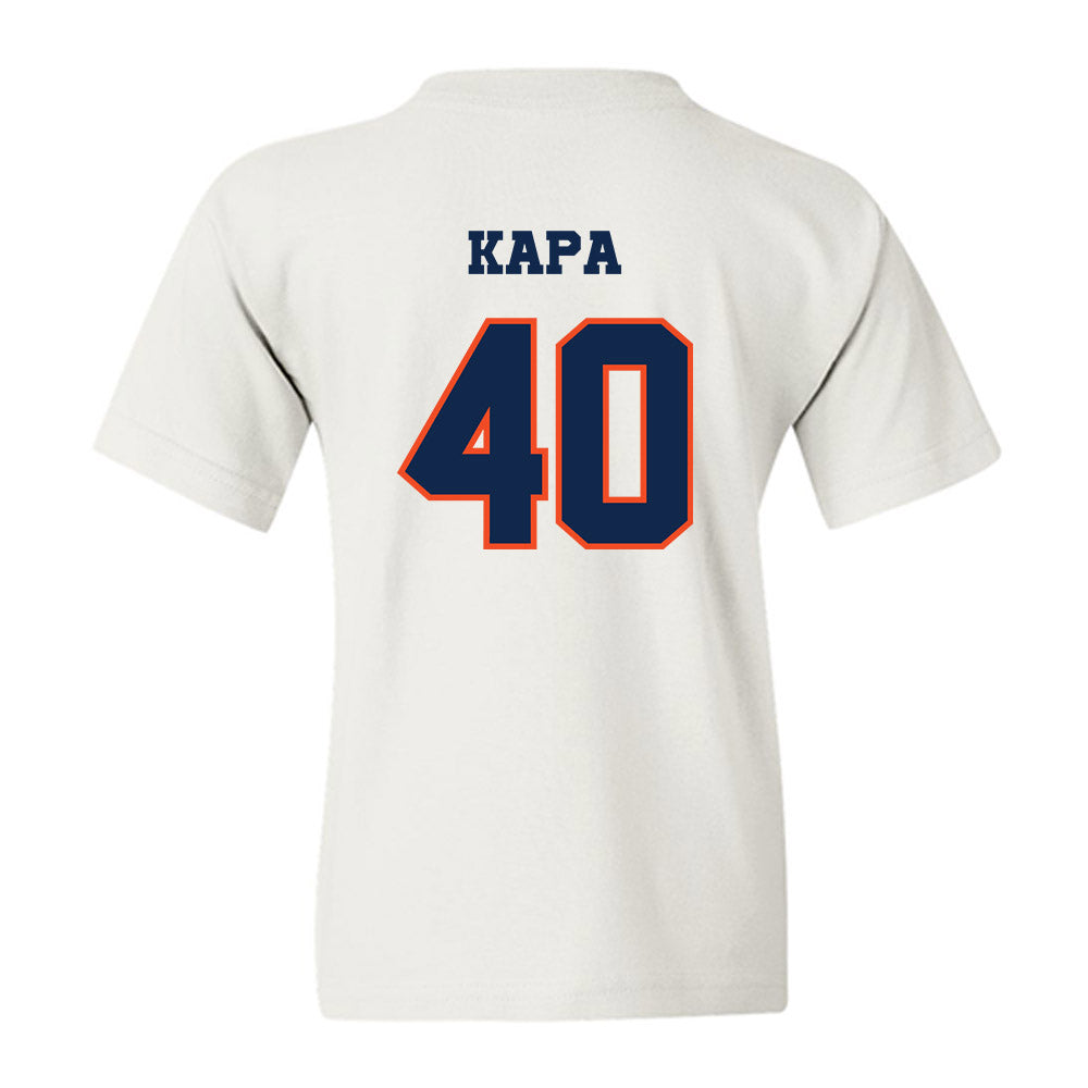 Virginia - NCAA Baseball : Tyler Kapa - Classic Shersey Youth T-Shirt-1