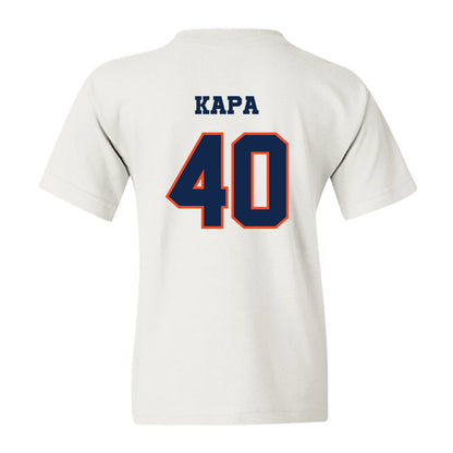 Virginia - NCAA Baseball : Tyler Kapa - Classic Shersey Youth T-Shirt-1