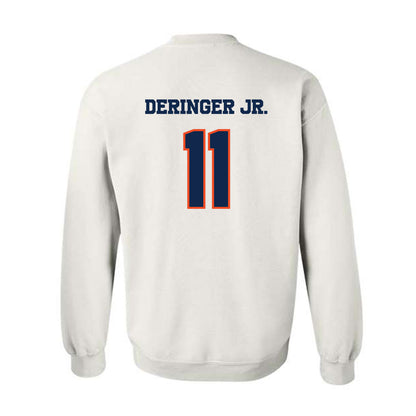 Virginia - NCAA Men's Lacrosse : James Deringer Jr. - Classic Shersey Crewneck Sweatshirt-1