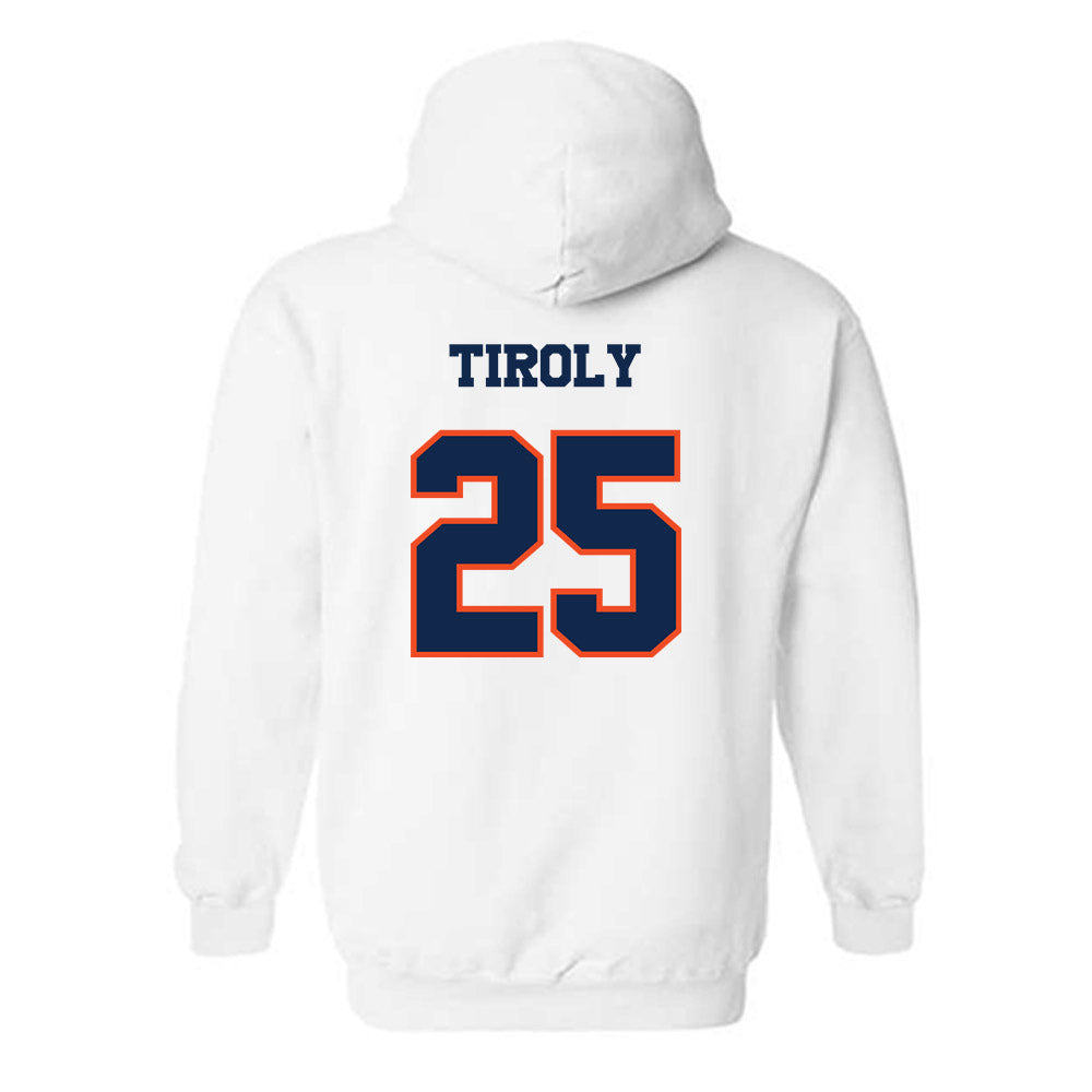 Virginia - NCAA Baseball : Joe Tiroly - Classic Shersey Hooded Sweatshirt-1