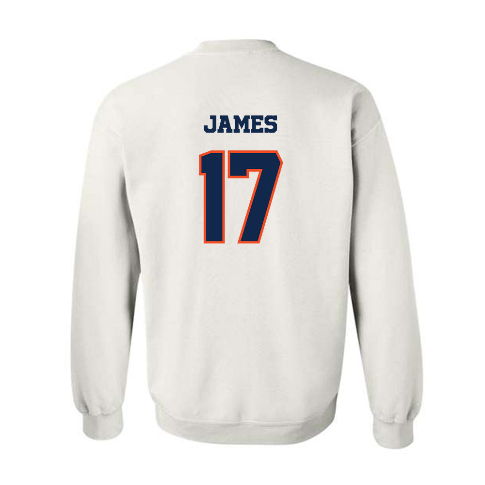 Virginia - NCAA Baseball : Chone James - Classic Shersey Crewneck Sweatshirt