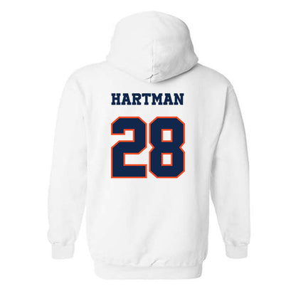 Virginia - NCAA Baseball : Lucas Hartman - Classic Shersey Hooded Sweatshirt-1