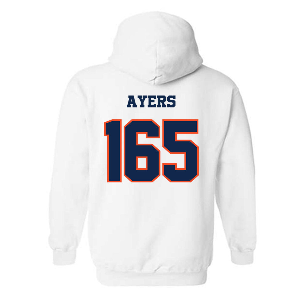 Virginia - NCAA Wrestling : Macon Ayers - Classic Shersey Hooded Sweatshirt-1
