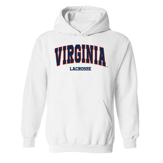 Virginia - NCAA Men's Lacrosse : James Deringer Jr. - Classic Shersey Hooded Sweatshirt-0