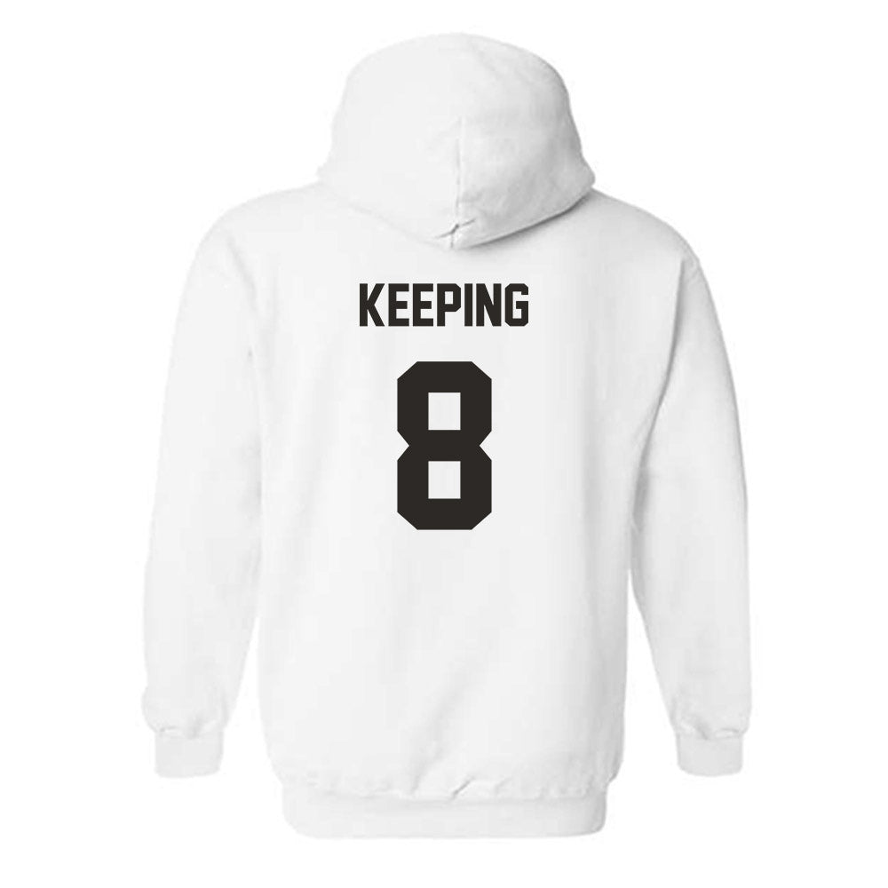 Wake Forest - NCAA Women's Volleyball : Emma Keeping - Replica Shersey Hooded Sweatshirt-1