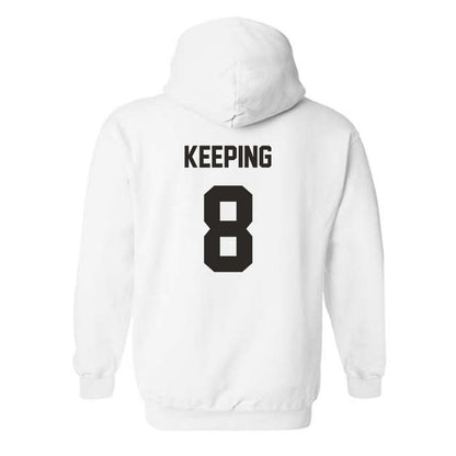 Wake Forest - NCAA Women's Volleyball : Emma Keeping - Replica Shersey Hooded Sweatshirt-1