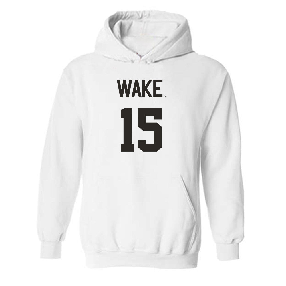 Wake Forest - NCAA Women's Volleyball : Amina N'Diaye - Replica Shersey Hooded Sweatshirt-0