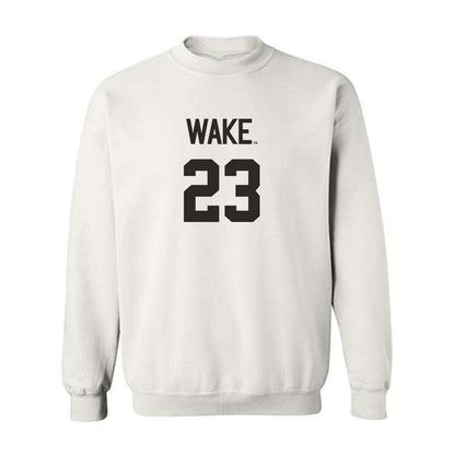 Wake Forest - NCAA Women's Volleyball : Catherine Burke - Replica Shersey Crewneck Sweatshirt-0