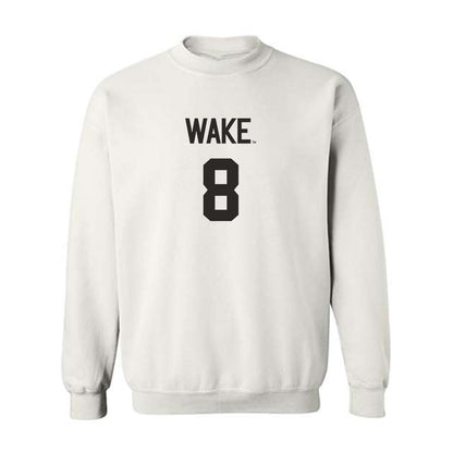 Wake Forest - NCAA Women's Volleyball : Emma Keeping - Replica Shersey Crewneck Sweatshirt-0