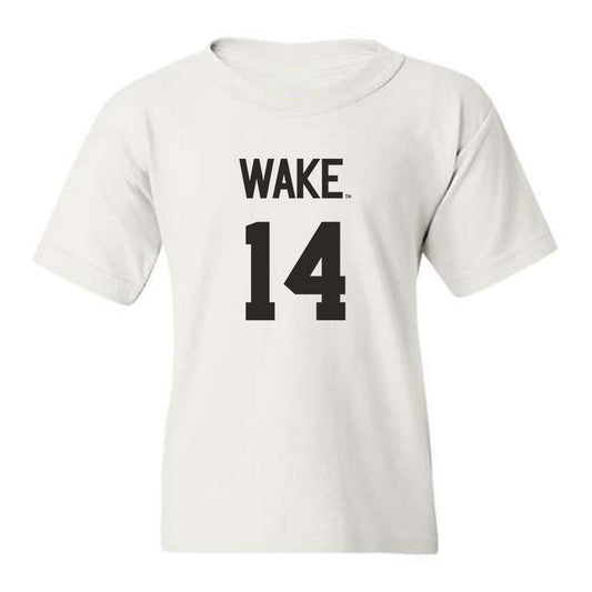 Wake Forest - NCAA Women's Volleyball : Kelis Hawkins - Replica Shersey Youth T-Shirt-0