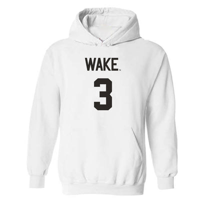 Wake Forest - NCAA Women's Volleyball : Ava Roddey - Replica Shersey Hooded Sweatshirt-0