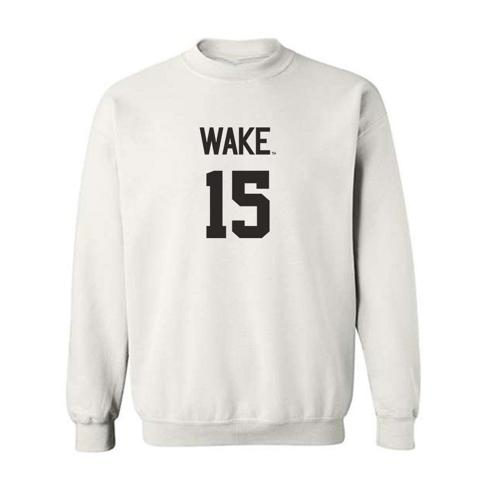 Wake Forest - NCAA Women's Volleyball : Amina N'Diaye - Replica Shersey Crewneck Sweatshirt-0