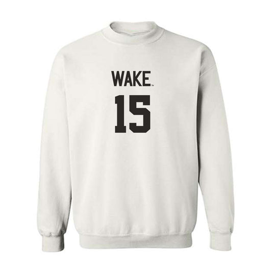 Wake Forest - NCAA Women's Volleyball : Amina N'Diaye - Replica Shersey Crewneck Sweatshirt-0