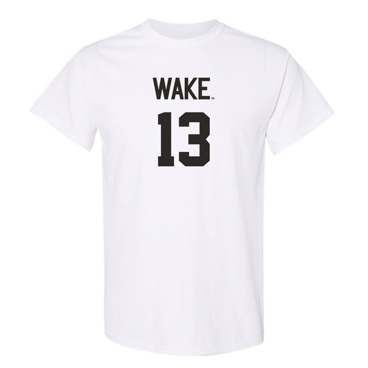 Wake Forest - NCAA Women's Volleyball : Mattea Saunders - Replica Shersey T-Shirt-0