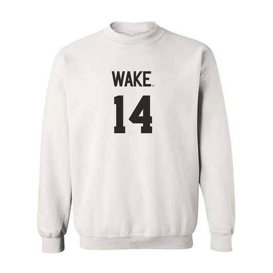Wake Forest - NCAA Women's Volleyball : Kelis Hawkins - Replica Shersey Crewneck Sweatshirt-0