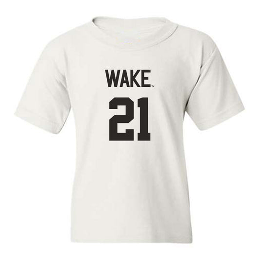 Wake Forest - NCAA Women's Volleyball : Lyla Stewart - Replica Shersey Youth T-Shirt-0