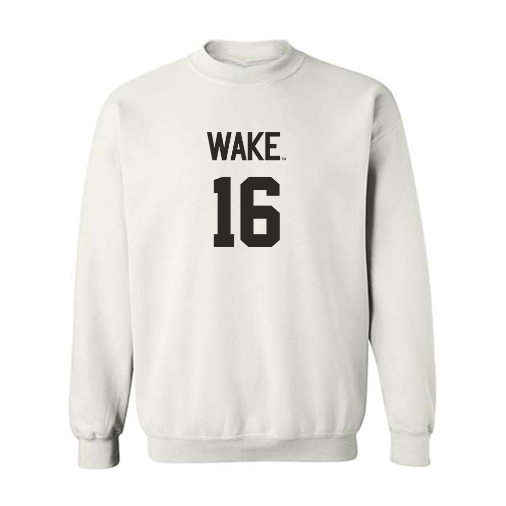 Wake Forest - NCAA Women's Volleyball : Laiya Eb - Replica Shersey Crewneck Sweatshirt-0