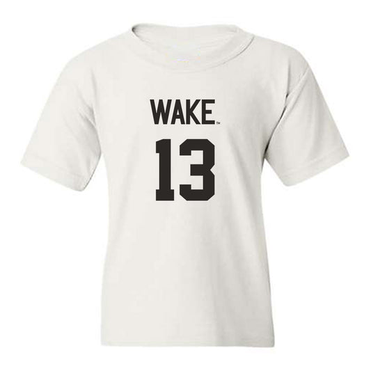 Wake Forest - NCAA Women's Volleyball : Mattea Saunders - Replica Shersey Youth T-Shirt-0
