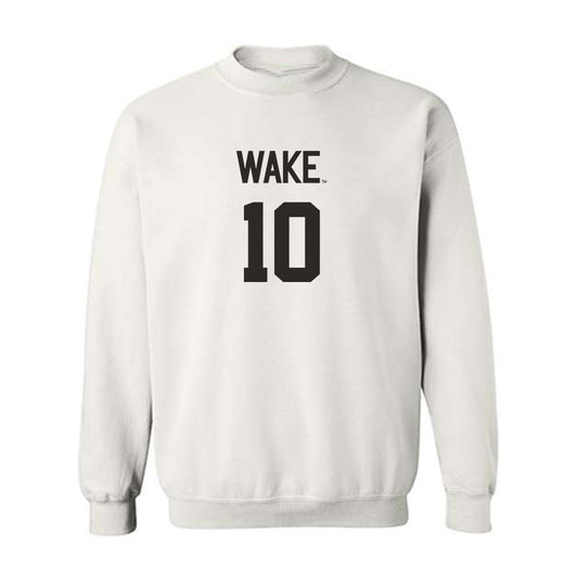 Wake Forest - NCAA Women's Volleyball : Catherine Burke - Replica Shersey Crewneck Sweatshirt-0