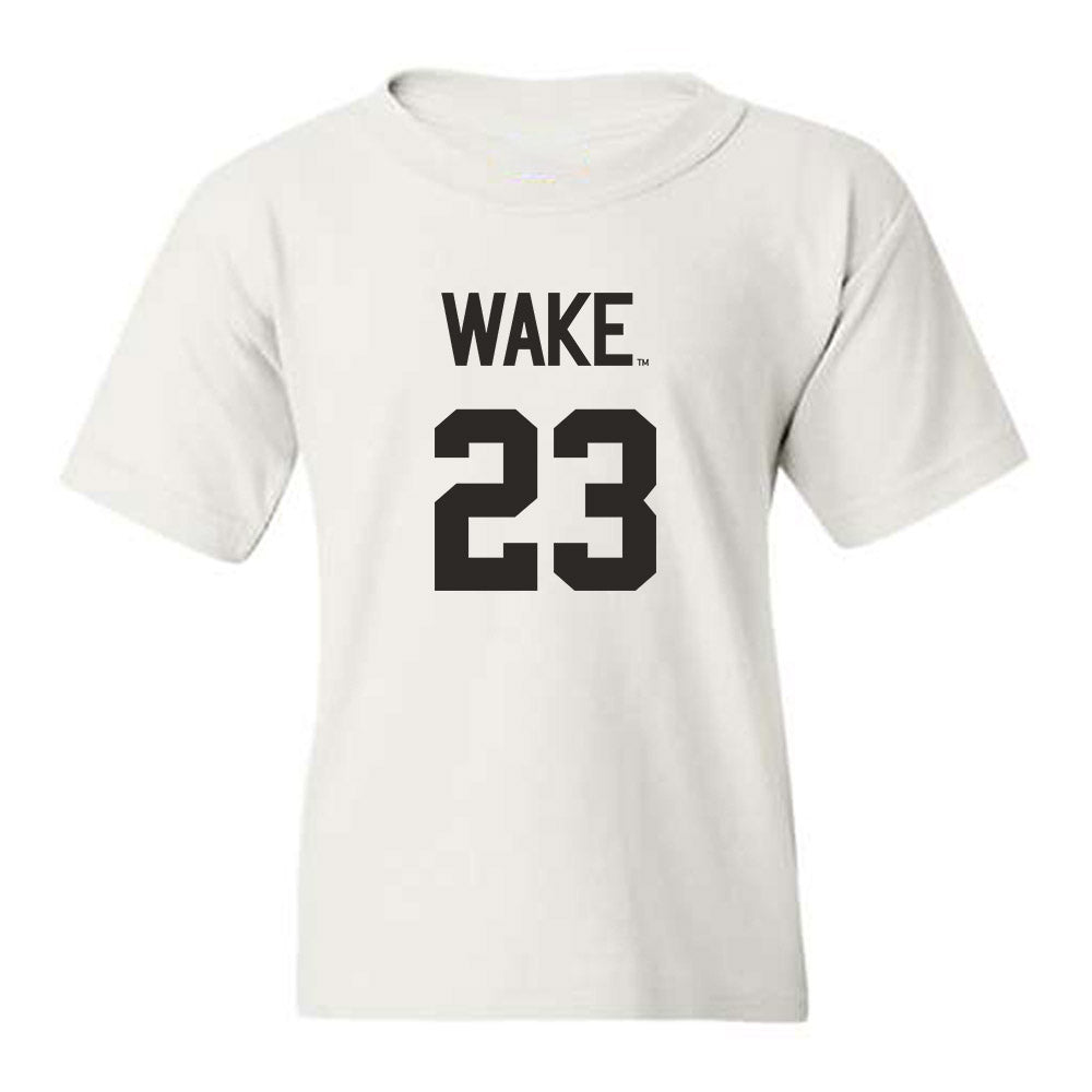 Wake Forest - NCAA Women's Volleyball : Catherine Burke - Replica Shersey Youth T-Shirt-0