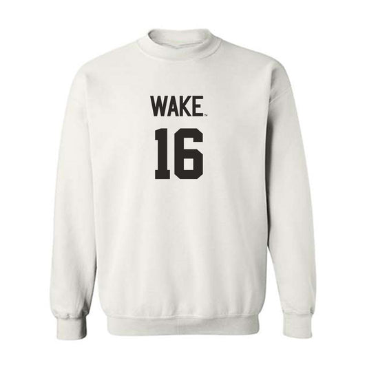 Wake Forest - NCAA Women's Volleyball : Laiya Ebo - Replica Shersey Crewneck Sweatshirt-0
