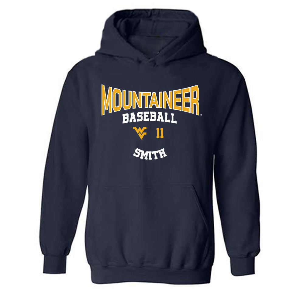 West Virginia - NCAA Baseball : Sean Smith - Classic Fashion Shersey Hooded Sweatshirt-0