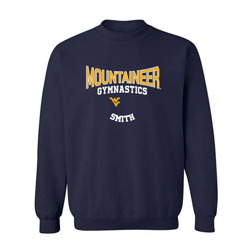 West Virginia - NCAA Women's Gymnastics : Emerson Smith - Classic Fashion Shersey Crewneck Sweatshirt-0