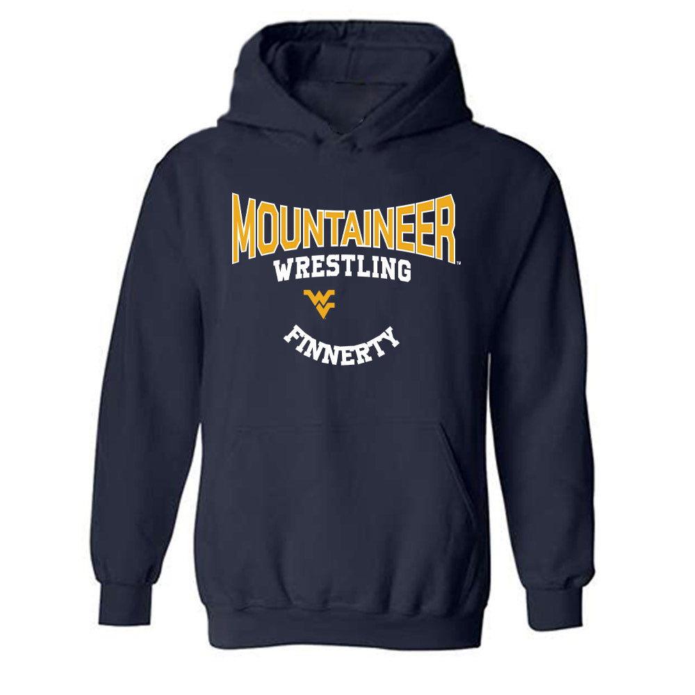 West Virginia - NCAA Wrestling : Brian Finnerty - Classic Fashion Shersey Hooded Sweatshirt-0
