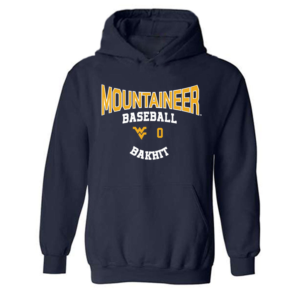 West Virginia - NCAA Baseball : Jaden Bakhit - Classic Fashion Shersey Hooded Sweatshirt-0