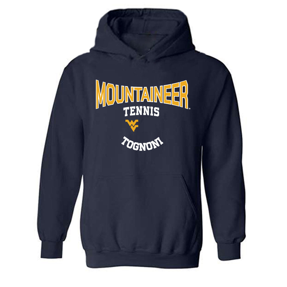 West Virginia - NCAA Women's Tennis : Lucia Tognoni - Classic Fashion Shersey Hooded Sweatshirt-0