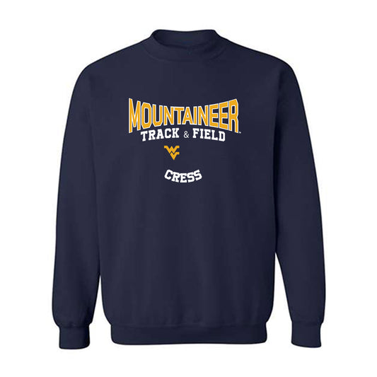 West Virginia - NCAA Women's Track & Field : Olivia Cress - Classic Fashion Shersey Crewneck Sweatshirt-0