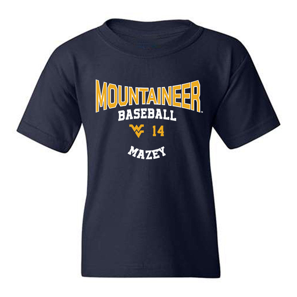West Virginia - NCAA Baseball : Weston Mazey - Classic Fashion Shersey Youth T-Shirt-0