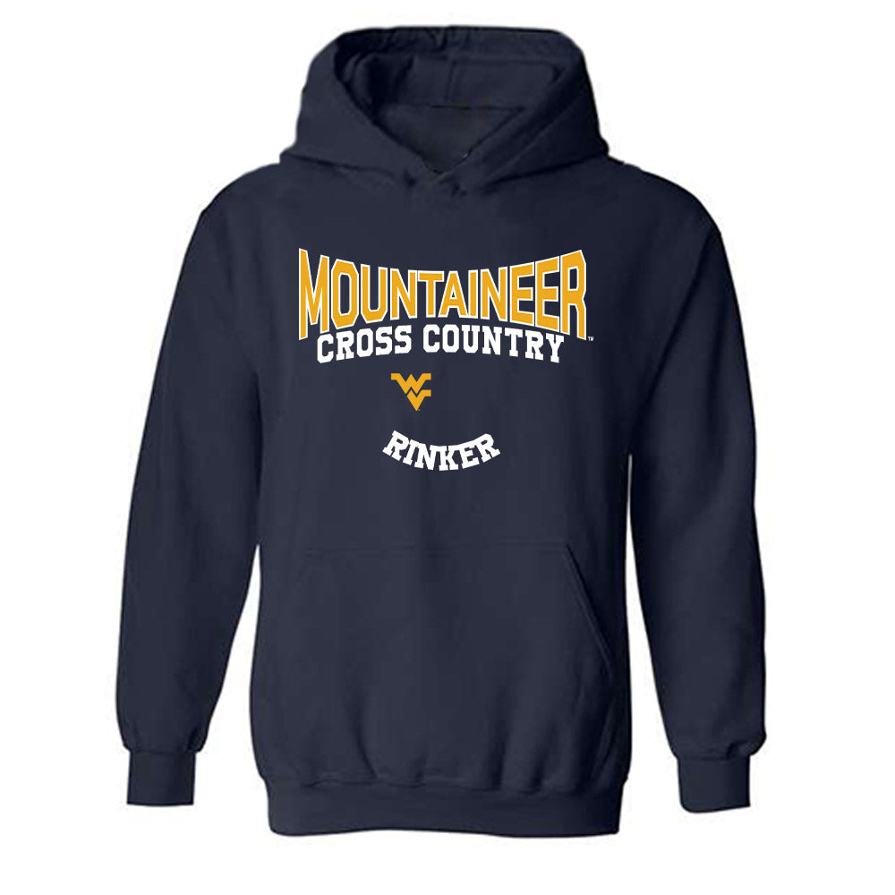 West Virginia - NCAA Women's Cross Country : Eva Rinker - Classic Fashion Shersey Hooded Sweatshirt-0
