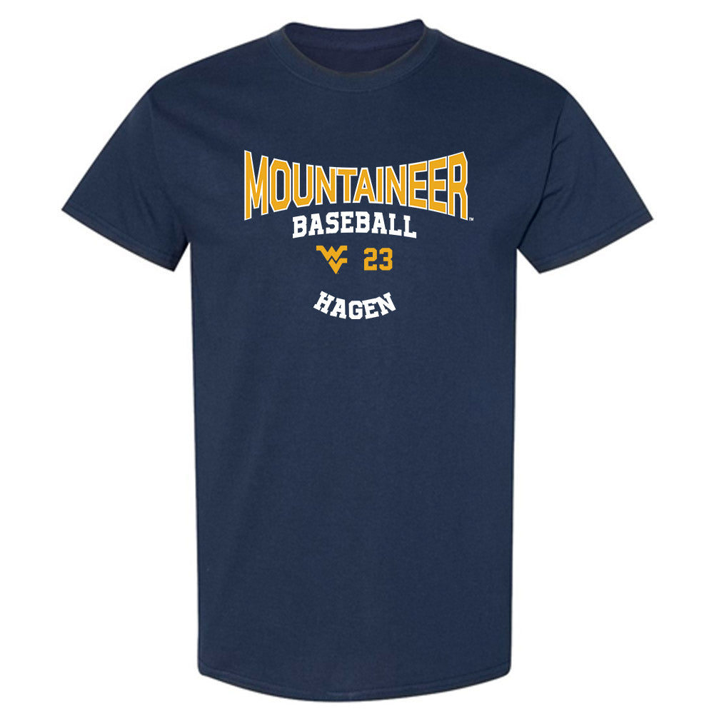 West Virginia - NCAA Baseball : David Hagen - Classic Fashion Shersey T-Shirt-0