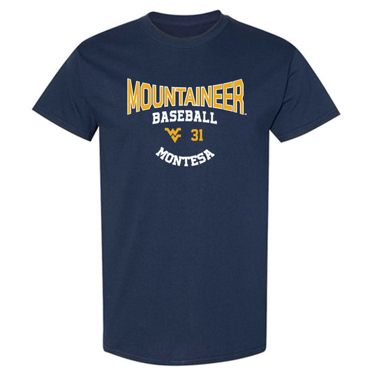 West Virginia - NCAA Baseball : Dawson Montesa - Classic Fashion Shersey T-Shirt-0