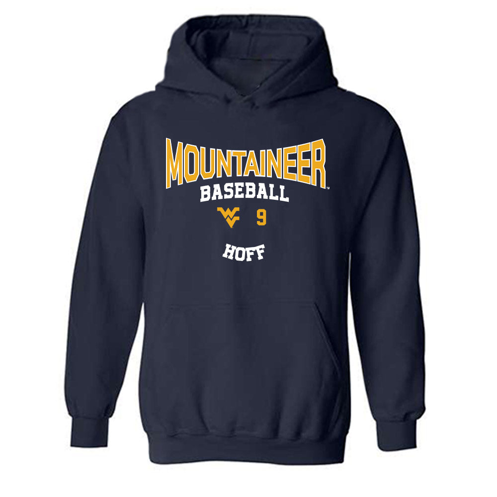 West Virginia - NCAA Baseball : Bryson Hoff - Classic Fashion Shersey Hooded Sweatshirt-0