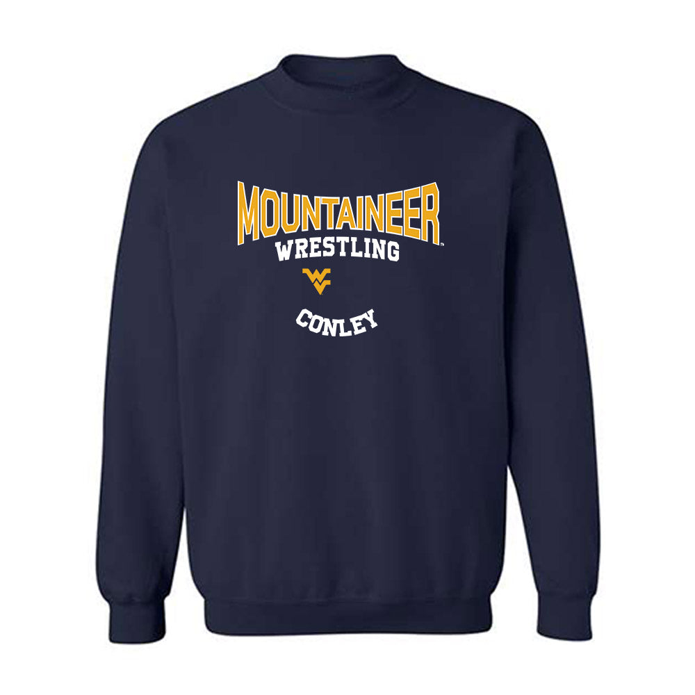 West Virginia - NCAA Wrestling : Brody Conley - Classic Fashion Shersey Crewneck Sweatshirt-0