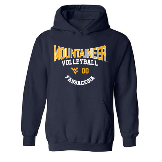 West Virginia - NCAA Women's Rowing : Giada Fassacesia - Classic Fashion Shersey Hooded Sweatshirt-0