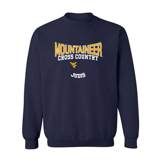 West Virginia - NCAA Women's Cross Country : Chiara Judis - Classic Fashion Shersey Crewneck Sweatshirt-0
