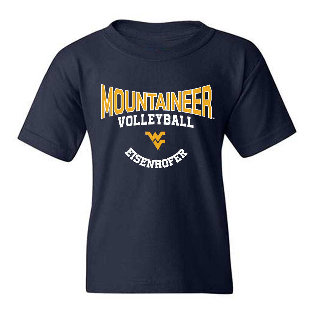 West Virginia - NCAA Men's Swimming & Diving : Owen Eisenhofer - Classic Fashion Shersey Youth T-Shirt-0
