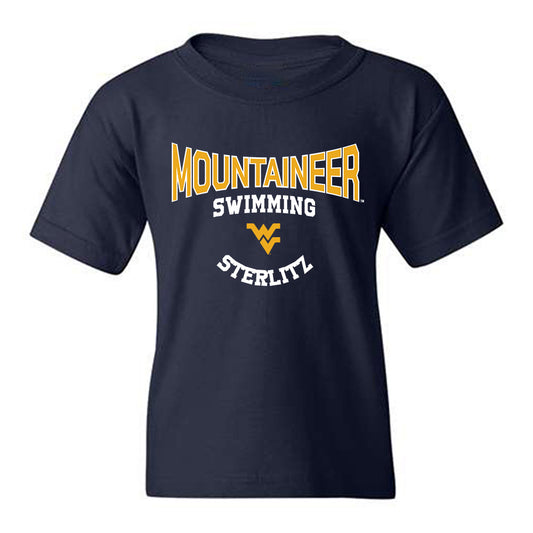 West Virginia - NCAA Men's Swimming & Diving : Parker Sterlitz - Classic Fashion Shersey Youth T-Shirt-0