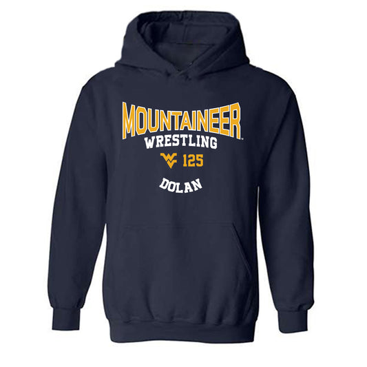 West Virginia - NCAA Wrestling : Matthew Dolan - Classic Fashion Shersey Hooded Sweatshirt-0