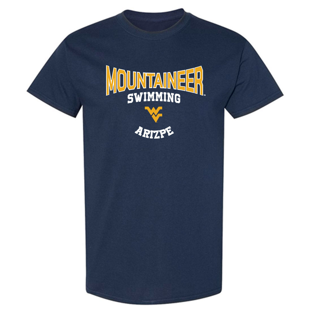 West Virginia - NCAA Men's Swimming & Diving : Rafael Arizpe - Classic Fashion Shersey T-Shirt-0