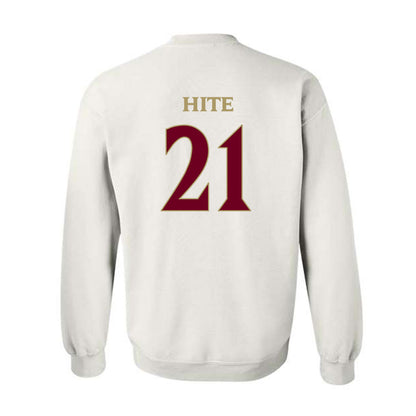 Elon - NCAA Football : Derek Hite - Classic Fashion Shersey Crewneck Sweatshirt-1
