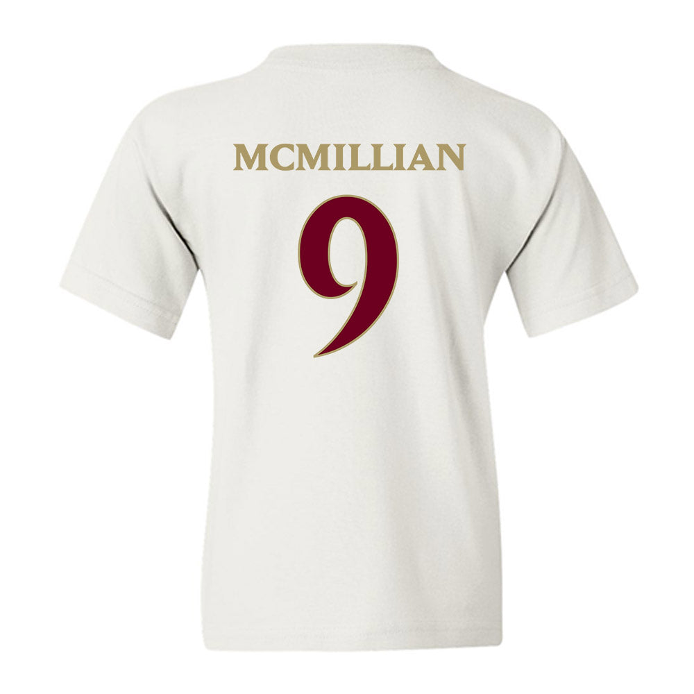 Elon - NCAA Football : Kenaz McMillian - Classic Fashion Shersey Youth T-Shirt-1