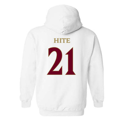 Elon - NCAA Football : Derek Hite - Classic Fashion Shersey Hooded Sweatshirt-1