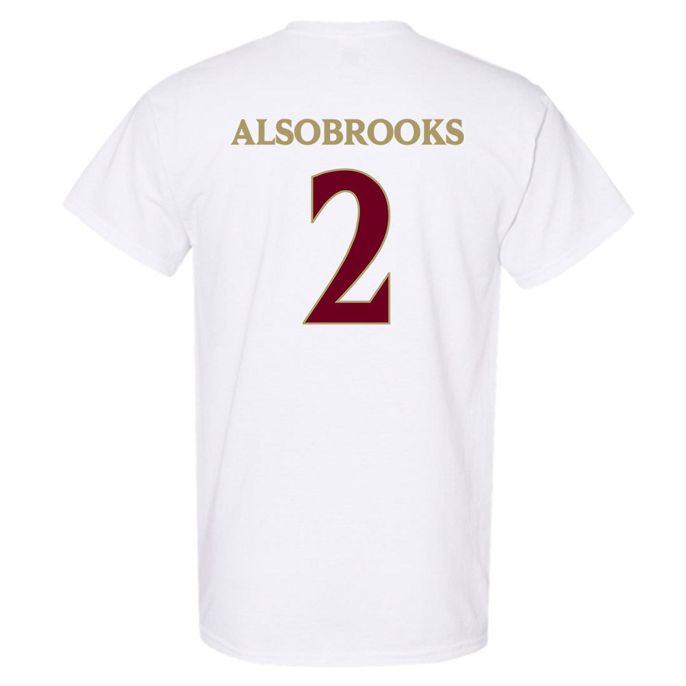 Elon - NCAA Football : Senquavious Alsobrooks - Classic Fashion Shersey T-Shirt-1