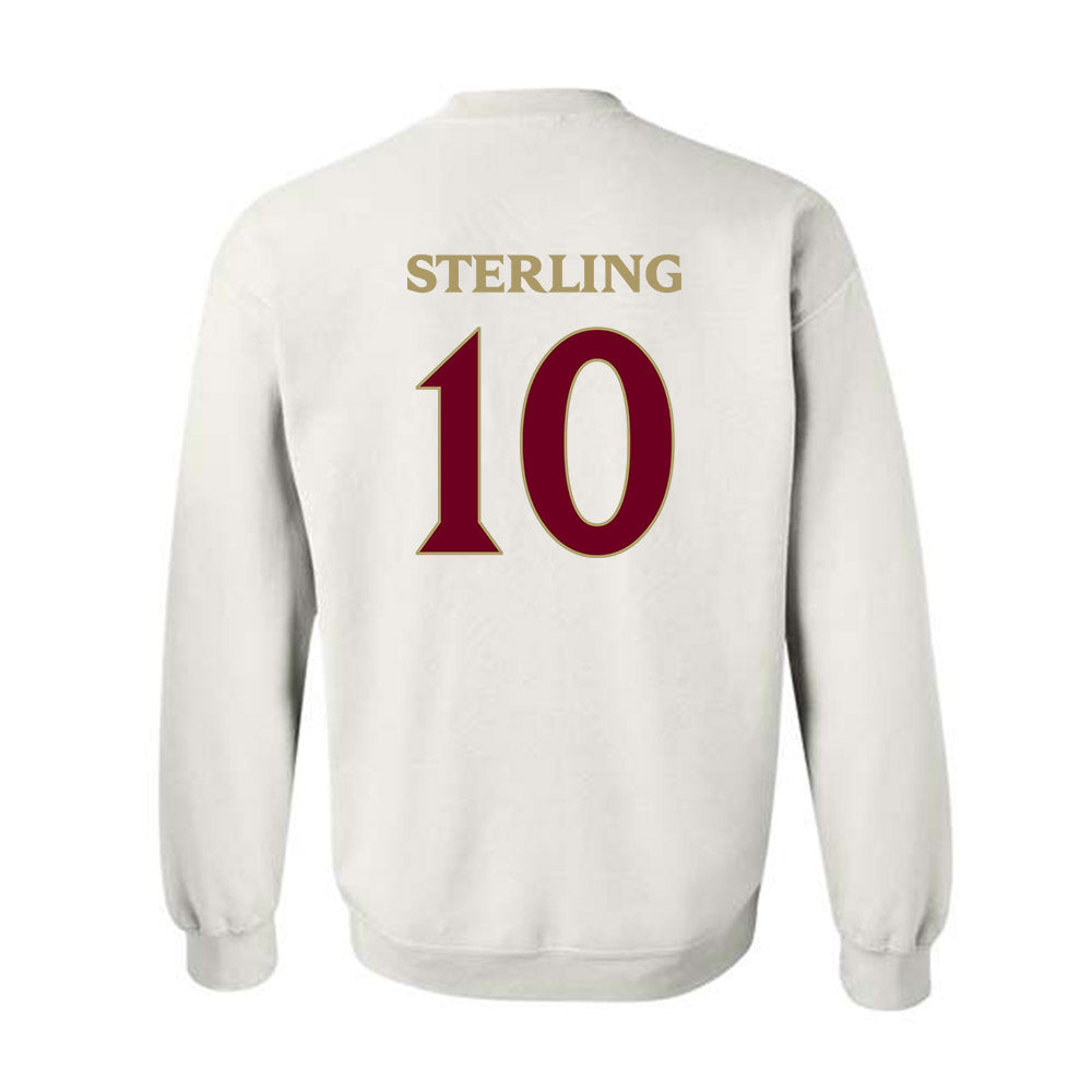 Elon - NCAA Baseball : Nate Sterling - Classic Fashion Shersey Crewneck Sweatshirt-1
