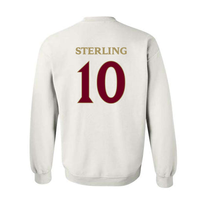 Elon - NCAA Baseball : Nate Sterling - Classic Fashion Shersey Crewneck Sweatshirt-1