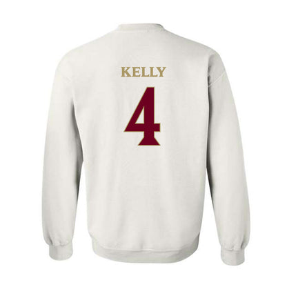 Elon - NCAA Football : Nhycer Kelly - Classic Fashion Shersey Crewneck Sweatshirt-1